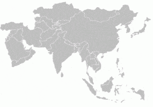 AFC Asian Map