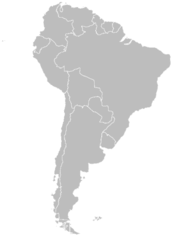 CONMEBOL South America Map